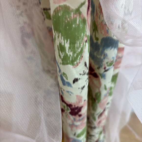 ASOS tulle midi dress in floral print - Picture 10 of 13